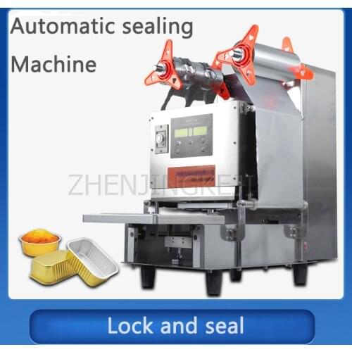 Milk Tea Seal Mouth Machine Lock Fresh Box Sealing Machine Black Duck Seal Tool Yolk Crisp Moon Cake Box Soy Milk Seal Equipment
