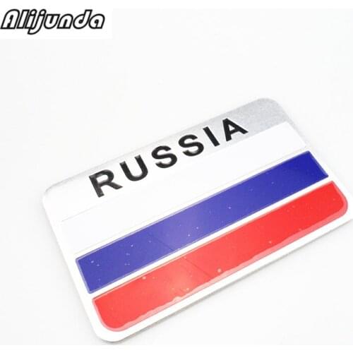 High quality Russia car sticker 3d flag logo, Label sticker accessories for Mazda 2 3 5 6 CX5 CX7 CX9 Atenza Axela