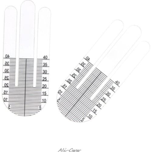1 Pair Optical PH Ruler Pupil Height Meter Optometry PH Test Eye Ophthalmic Tool
