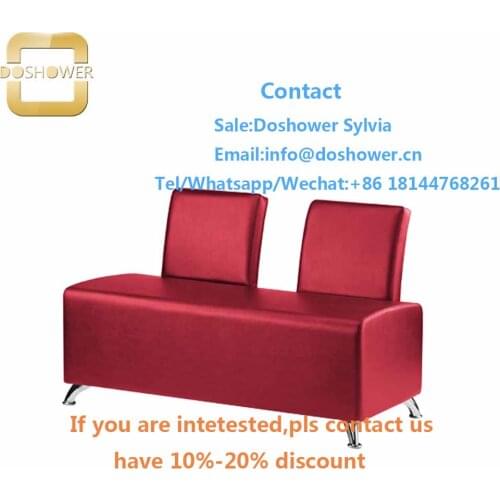 Hairdressers waiting chair with nail customer chair for waiting room sofa modern