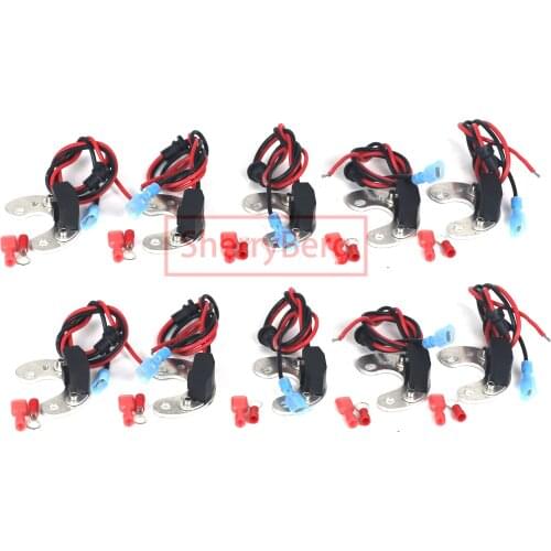 SherryBerg 10PCS Electronic Ignition Conversion REP. Points 6-cyls for Hitachi Distributor electrical kit for Nissan mitsubishi