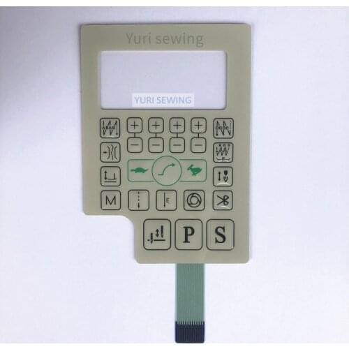 QIXING QD622 ZOJE QX green control box operation panel sheet keypad membrane sticker paper auto industrial sewing machine part
