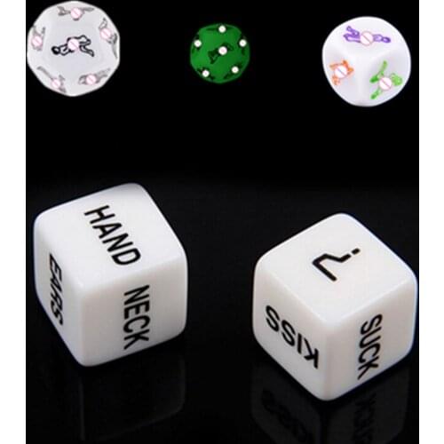 Sex Dice 12 Positions Fun Dice Adult Games for Couples Love Humour Instructions Dice Toys Novelty Gag Toys Love Humour Gambling