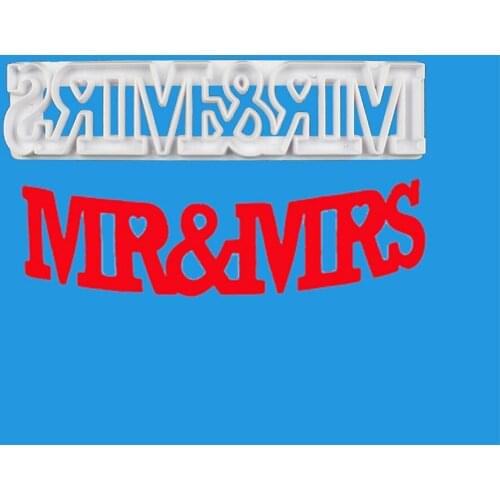 MR&MRS Cake Mold Silicone Cake Mold Chocolate Fondant Handmade Mold DIY Baking Decoration For Kitchen