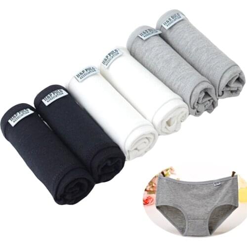 6 Pcs/lot Panties Women Underwear Sexy Panties Girls Cotton Briefs Lingeries Cueca Calcinhas Plus Size Shorts Underpants Panty