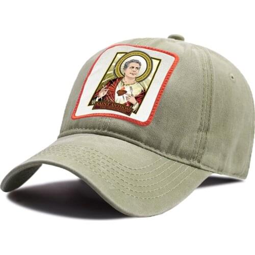 Saint Anthony Vintage Print Baseball Caps Summer Casual Riding Hats Cotton Unisex Baseball Cap Breathable Sunscreen Snapback Hat
