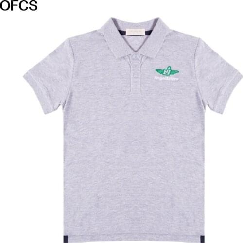 High Quality Kids T-Shirt For Childrens Clothes Boys Short-Sleeved Brand Cotton Shirt Kids Red Tops Tee Clothing Size 4T-10T
