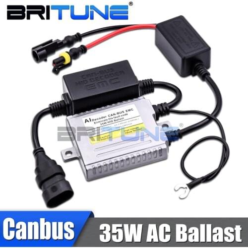 Xenon EMC Ballast Ignition Unit 35W Canbus Decoder Digital Error Free Block For HID Bulbs Lamps Car Lights Accessories Tuning