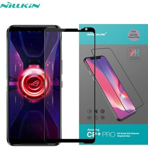 Glass Screen Protector for ASUS ROG 5 Phone 3 Strix Nillkin Anti-Explosion CP+Pro 2.5D Full Cover Tempered Glass Film ROG 2 3 5