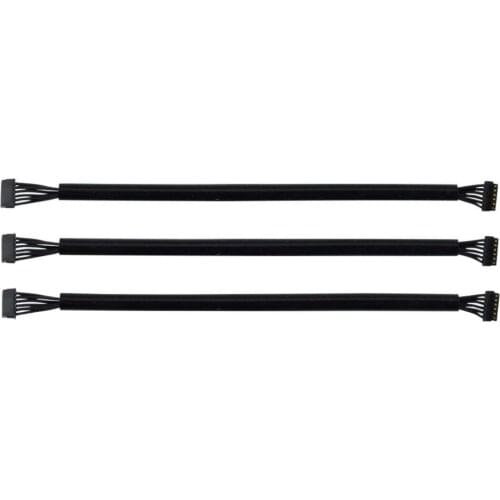 1/2/3 pcs 70mm 150mm 200mm 300mm 400mm 500mm Super Soft high flexible Silicone Brushless Motor Sensor Wire Cable for RC ESC Car