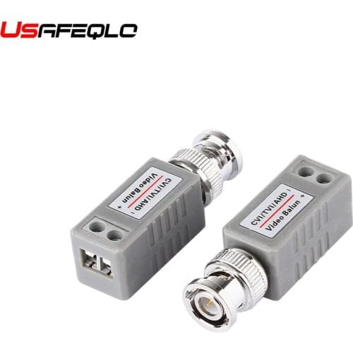10Pairs CCTV Accessory CCTV Video Balun Transceiver Twisted 1Channel BNC Passive Transceivers For AHD TVI CVI 720P 1080P Camera