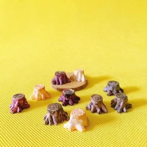 10 Pcs/mini root/fairy garden gnome/moss terrarium home decor/crafts/bonsai/bottle garden/miniatures/home table decor