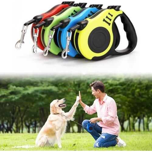 3M/5M Dog Leash Pet Automatic Retractable Leash Teddy Dog Leash Dog Leash Pet Products for Dog Walking Accessories