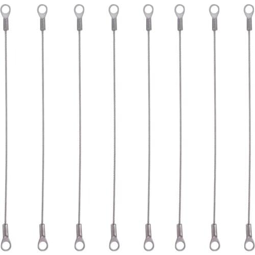 8Pcs High Quality Durable Lanyard Cable Tether Window Stopper Wire Rope Safety Braided Strap Rope for Home Door Window