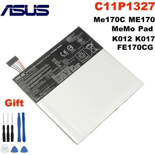 ASUS C11P1327 3910mAh High Capacity Original Battery For ASUS C11P1327 MeMo Pad 7 Me170C ME170 K012 K017 FE170CG Battery + Tools
