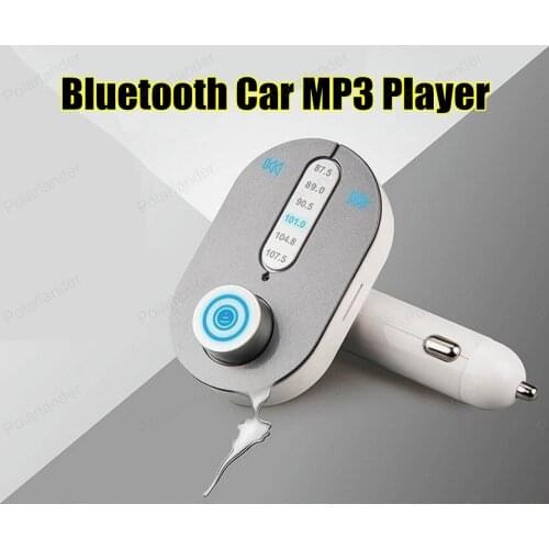 Car MP3 Player BluetoothHandsfree FM Transmitter HD Loosless + LCD Screen + Support TF Slot