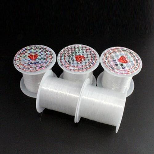 Free Shipping 1Roll/lot Korea Crystal Tec No Stretch Elastic Beading Cord String Thread DIY Jewelry Making Cord