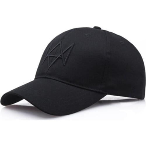 Watch dog baseball cap 3D bone embroidery snapback hat cotton adjustable women curved sun hat men outdoor sports hats wholesale