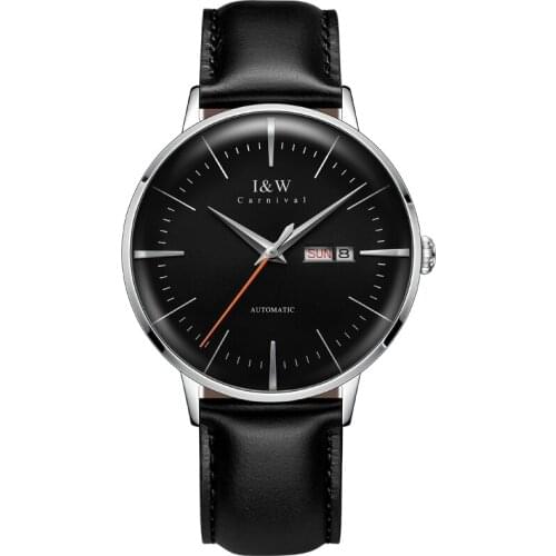 2020 MIYOTA Movement Automatic Mechanical Watch CARNIVAL Dual Calendar Business Watches Sapphire Waterproof Relojes para hombre