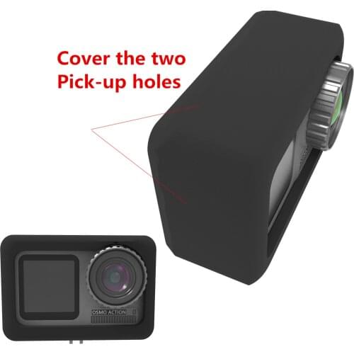 Windshield Windscreen Cover Housing Case Windproof Wind Noise Reduction Sponge Foam Frame for DJI Osmo Action Sport Camera