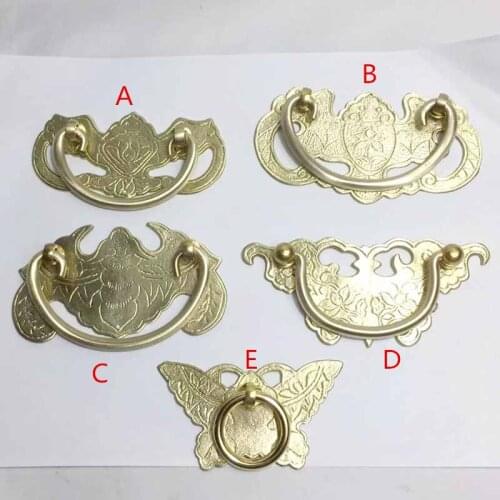 COTOM Butterfly and bats brass furniture handle cupboard wardrobe door pull antique copper bronze drawer knob