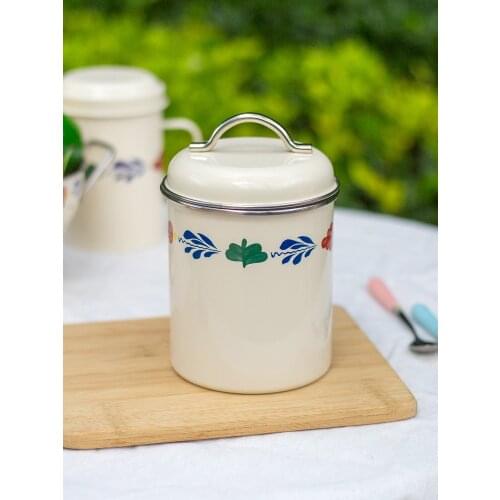 European-Style Lace Small Sealed Jar Milk Powder Can Coffee Pot Tea Cans Sucrier Seamless Bottom Moisture-Proof