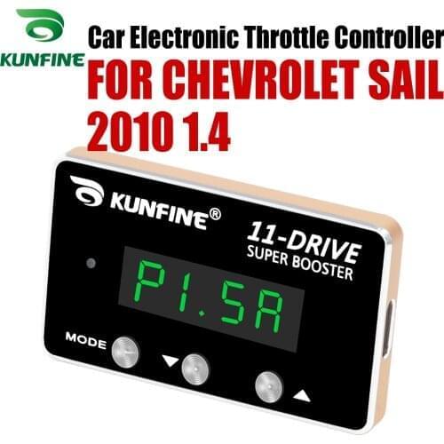 KUNFINE Car Electronic Throttle Controller Racing Accelerator Potent Booster For CHEVROLET SAIL 2010 1.4 Tuning Parts