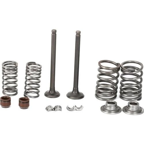 Motorcycle Intake Exhaust Valves Springs 50cc Valve Rebuild Seals Gasket Kit Cylinder Head for Honda Z50 Z50a Minitrail 50 Z