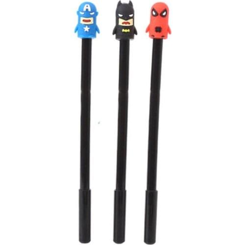 Cartoon Gel Pens 0.5mm Kawaii Stationery Novelty Cute Pen Signature Gel Pen Student Cute Pens Stationery Kawaii School Supplies