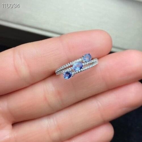 Natural White Gem Ring Natural Gemstone Ring 925 Silver Retro Identity Men Male Women Party Jewelry