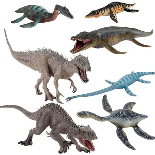 NEW Dinosaur Model Girls Boy Figures Toys Sea Dragon Plesiosaurus Allosaurus Tyrannosaurus Rex Ornaments Kids Learning Education