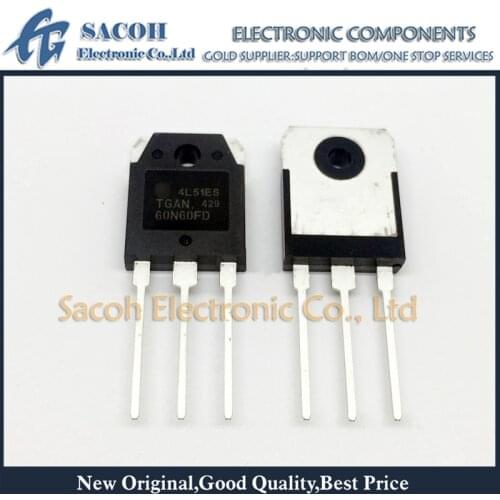 New Original 5PCS/Lot TGAN60N60FD 60N60FD or TGAN60N60F2DS 60N60F2DS TGAN60N60 60N60 TO-3P 60A 600V Power IGBT