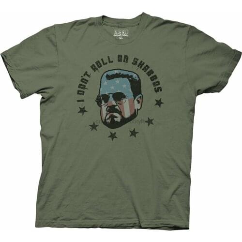 Authentic THE BIG LEBOWSKI Walter Roll On Shabbas T-Shirt S M L XL XXL NEW