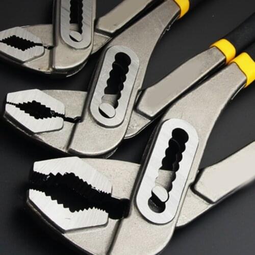 667B Water Pump Plier Quick Change Adjustable Multigrip Groove Joint Pliers Plumbing Clamp Tools with Non-Slip Rubber Handle