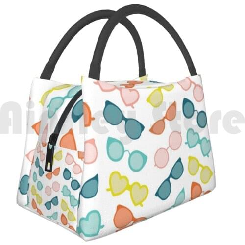 Portable Insulation Bag Sunnies Sunglasses Sunglasses Glasses Sun Sunnies Summer Shine Heart Glasses Heart