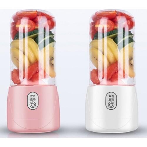 Protable Mini Electric Juicer USB Rechargeable Personal Travel Blender 300ml Fruit Mixing Machine Juice Making Appliances