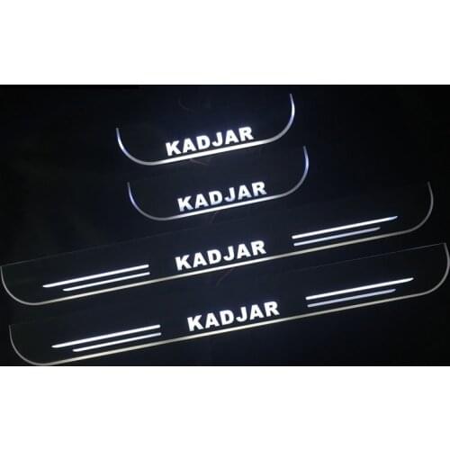 Welcome Pedal Lights For Renault KADJAR 2015 - 2017 2018 2019 Pedal car Door Sill Pathway Lamps led thresholds scuff plates auto