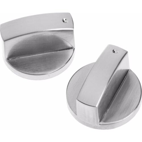 Durable 2Pcs Universal Cooker Oven Gas Stove Control Range Knob Switch Replacement Metal