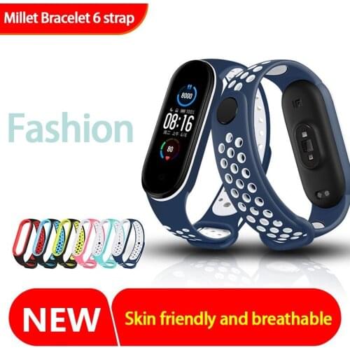 TPU Strap For Xiaomi Mi Band 6 Sports Bracelet Watch For Mi Band 6 Replacement Smart Wrist Strap For Xiaomi Mi Band 6