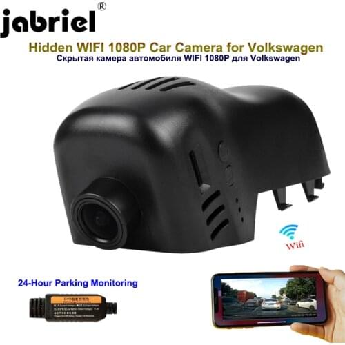 Jabriel Hidden 1080P Car Camera 24 hour video recorder dash cam for Volkswagen touareg vw passat b5 b6 b7 b8 polo golf 4 5 6 7