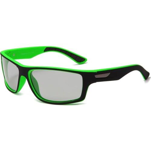 Fashion Polarized Photochromic Chameleonsquare Sunglasses Square Men Women Sun Glases UV400 Polaroid Sunglasses for Women Men