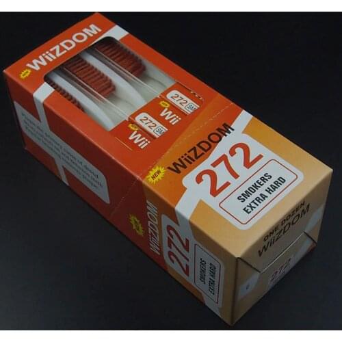 DR.PERFECT Free Shipping SUPER hard Toothbrush 12Pcs/Set designed for smoking Home Oral Care Double oral cleaning