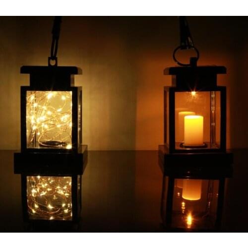 Solar Powered LED Christmas Lantern Outdoor Waterproof Garden Hanging Light For Decoration Lawn Lamp Landscape Lamp Dropship