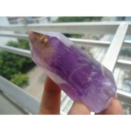 Xd j00535 A+++NATURAL Amethyst QUARTZ CRYSTAL DT WAND POINT HEALING