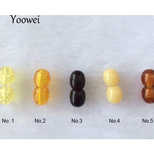 Yoowei Safety Beads Connector Clasp for Closure Necklace Diy Jewelry Hidden Clasp Buckle Component Thread Clasp for Jewelry Made