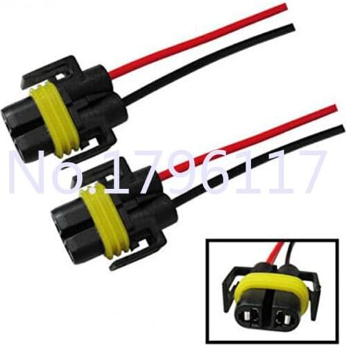 20Pcs H11 H9 H8 880 881 H27 Female Adapter Car Auto Headlight Bulb Adapter Connector Socket Plug