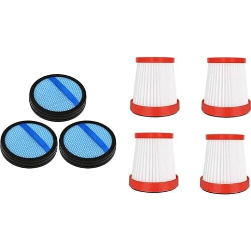 3Pcs For Motor Pre-Filter FC6409 Vacuum Cleaner With 4PCS Parts Filter For Xiaomi Deerma VC01 Vacuum Cleaner