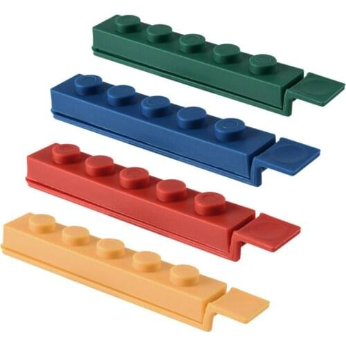 4pcs Sealing Clip Airtight Seal Grip Fresh-Keeping Clamp for Kitchen Food Packets Snack Bags