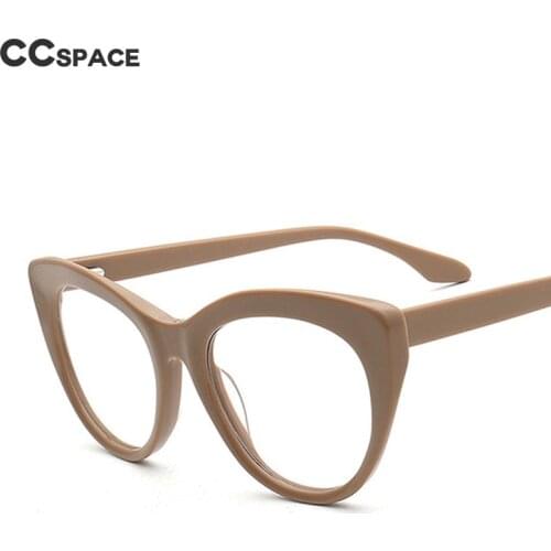 46708 Luxury Plate Round Cat-Eye Glasses Frame Retro Mens and Womens Optical Fashion Computer Eyeglasses