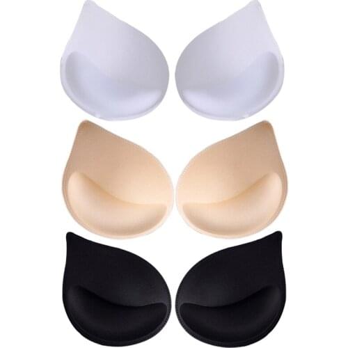 50-4Pair Removeable Bikini Swimsuit Push Up Bra Padding Sexy Women Breast Enhancer Insert Sponge Bra Pads Intimates Accessories